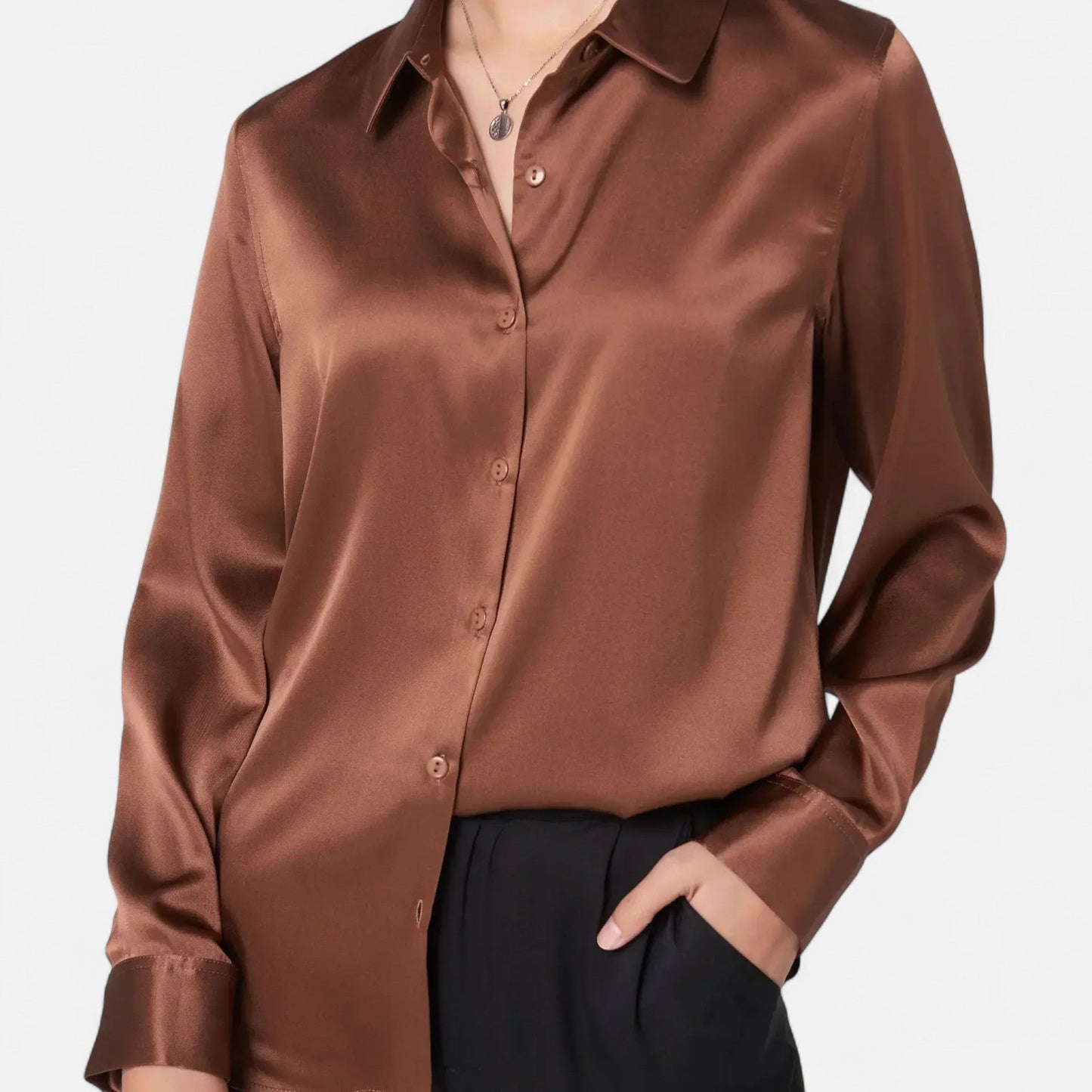 Blouse Femme Soie Naturelle Élégance Intemporelle