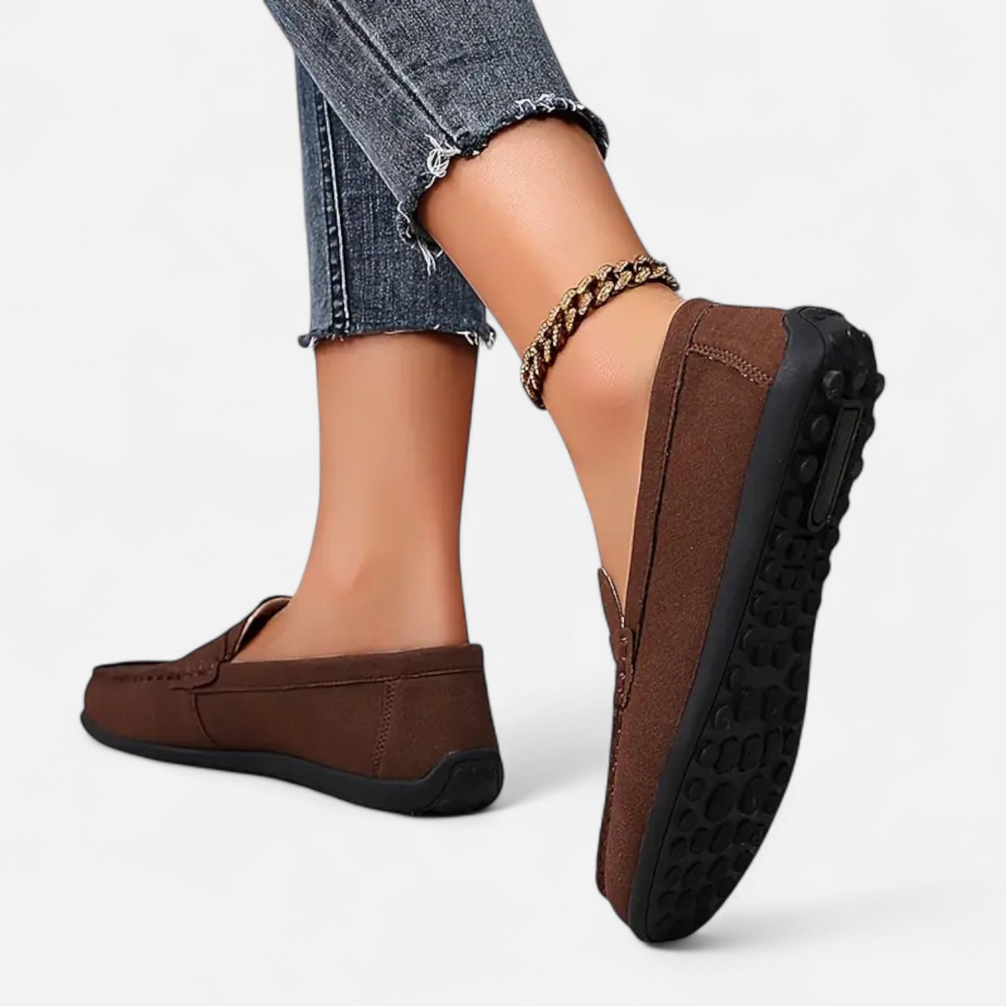 Mocassins Femme Daim Élégance Intemporelle