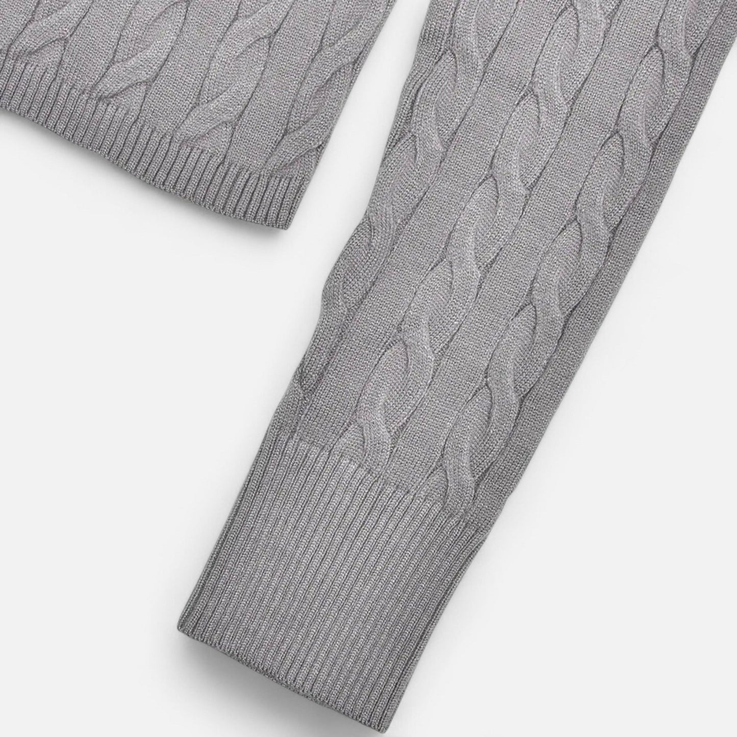 Cardigan Femme Col Roulé Zippé Élégant