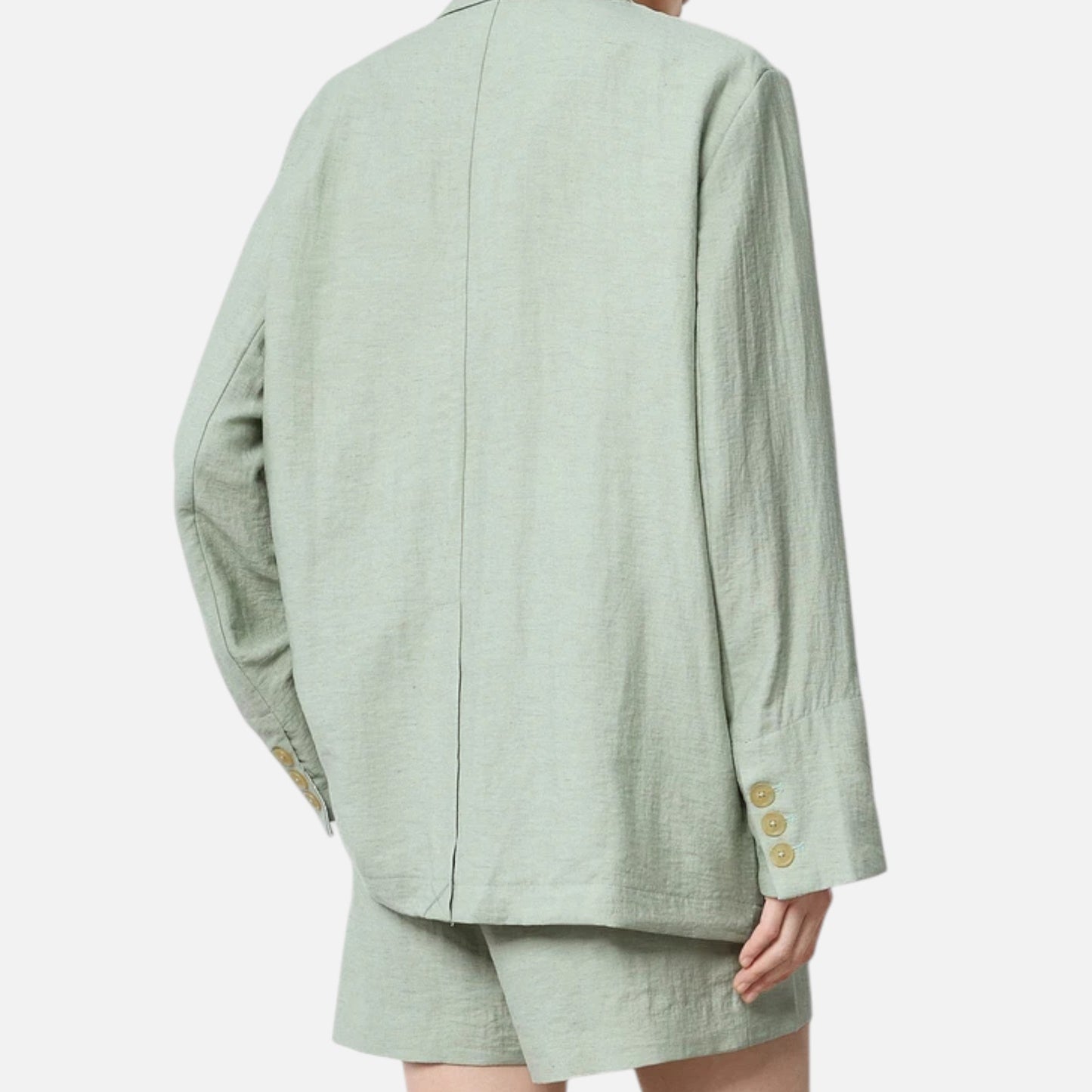 Blazer Femme Lin Élégance Classique