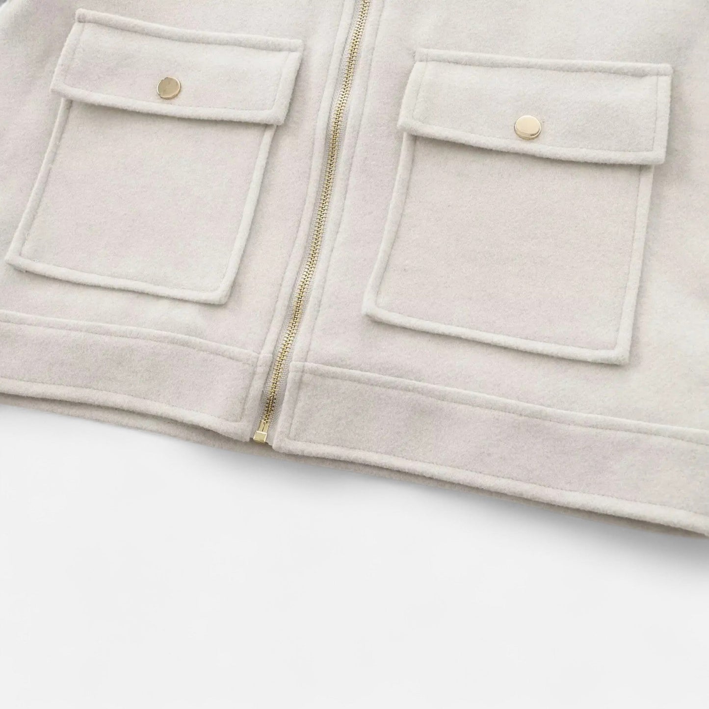 Veste Femme Zippée Élégance Hivernale