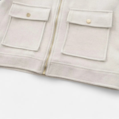 Veste Femme Zippée Élégance Hivernale