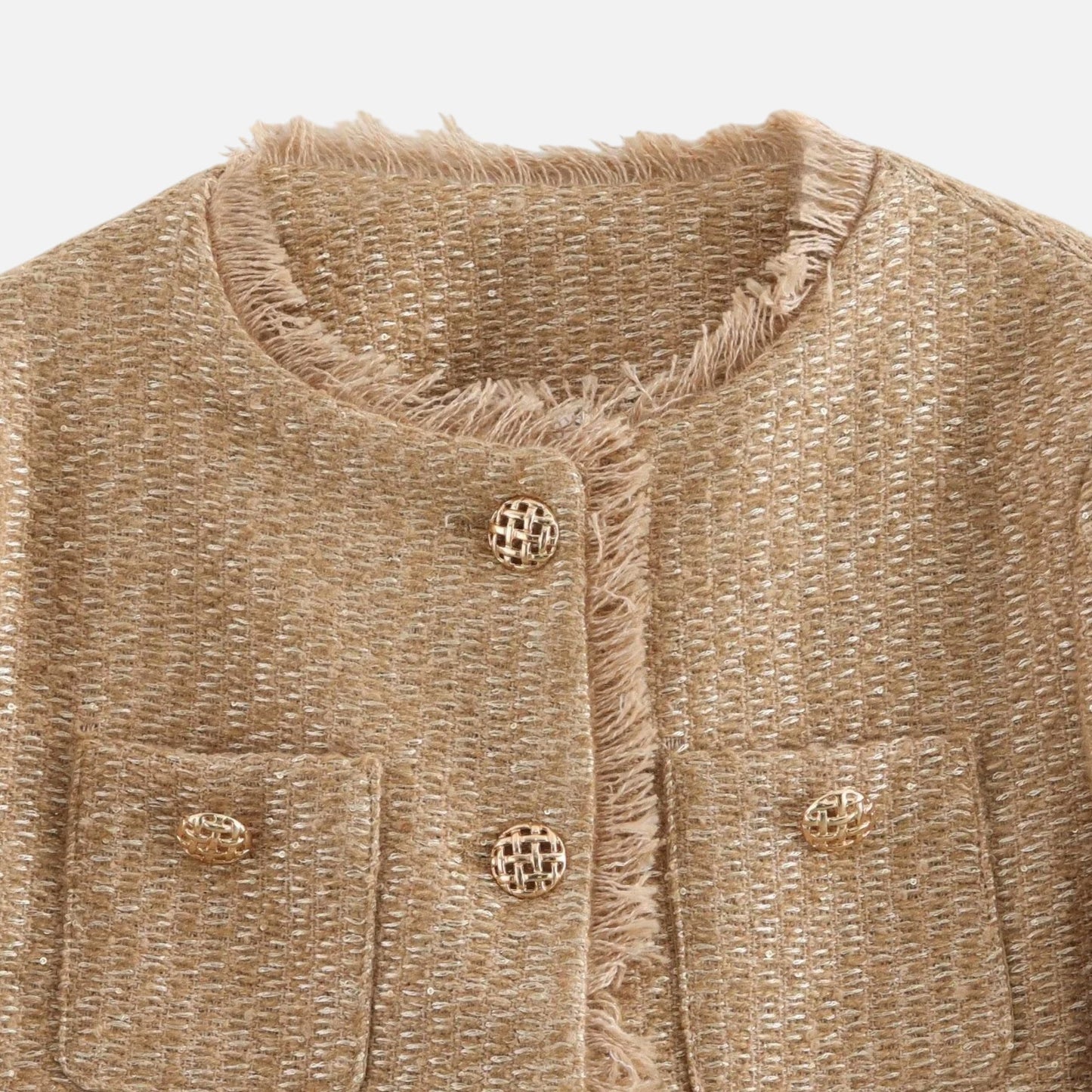 Veste Femme Tweed Élégance Intemporelle