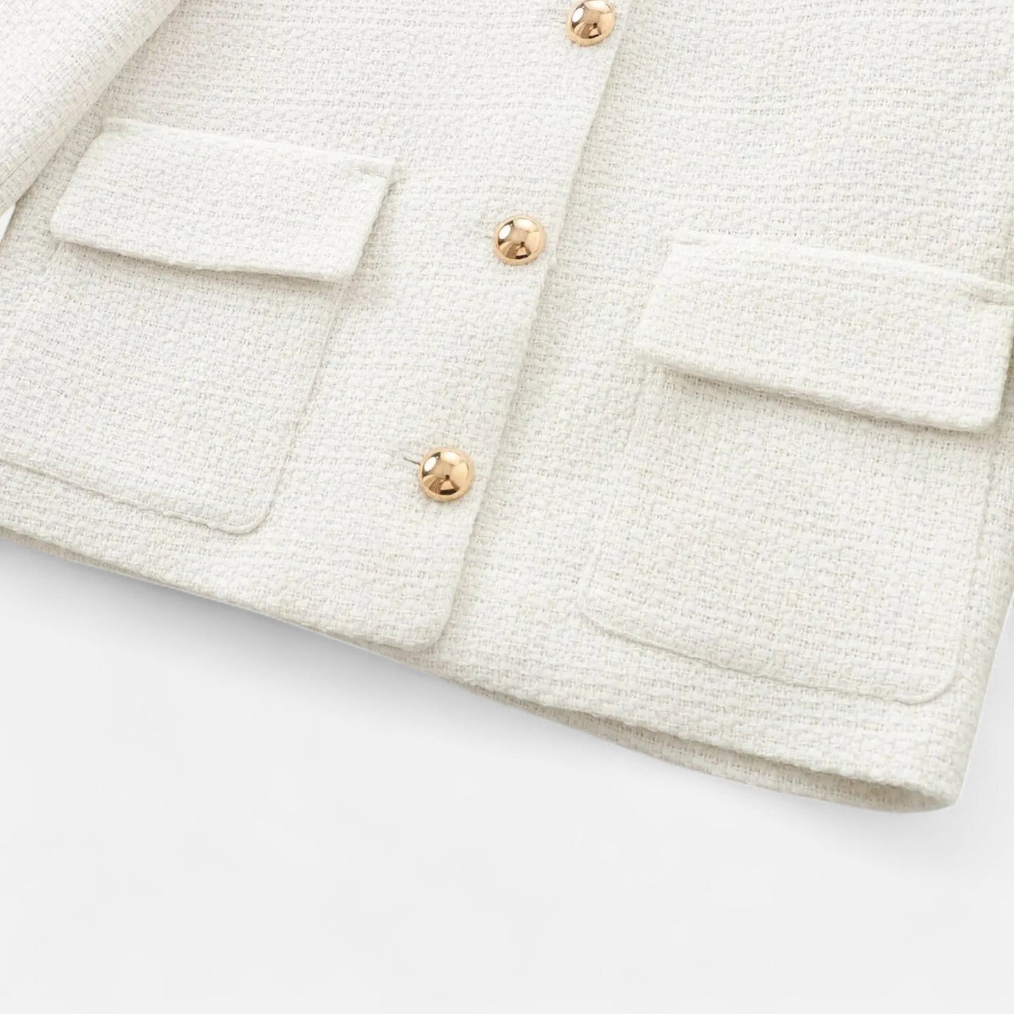 Veste Femme Tweed Courte Élégance Classique