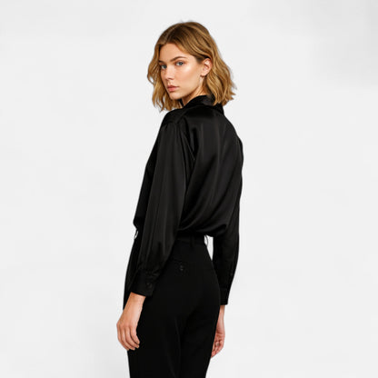 Chemise Femme Slim Satin Héritage Classique