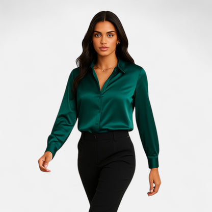 Blouse Femme Soie Naturelle Élégance Intemporelle