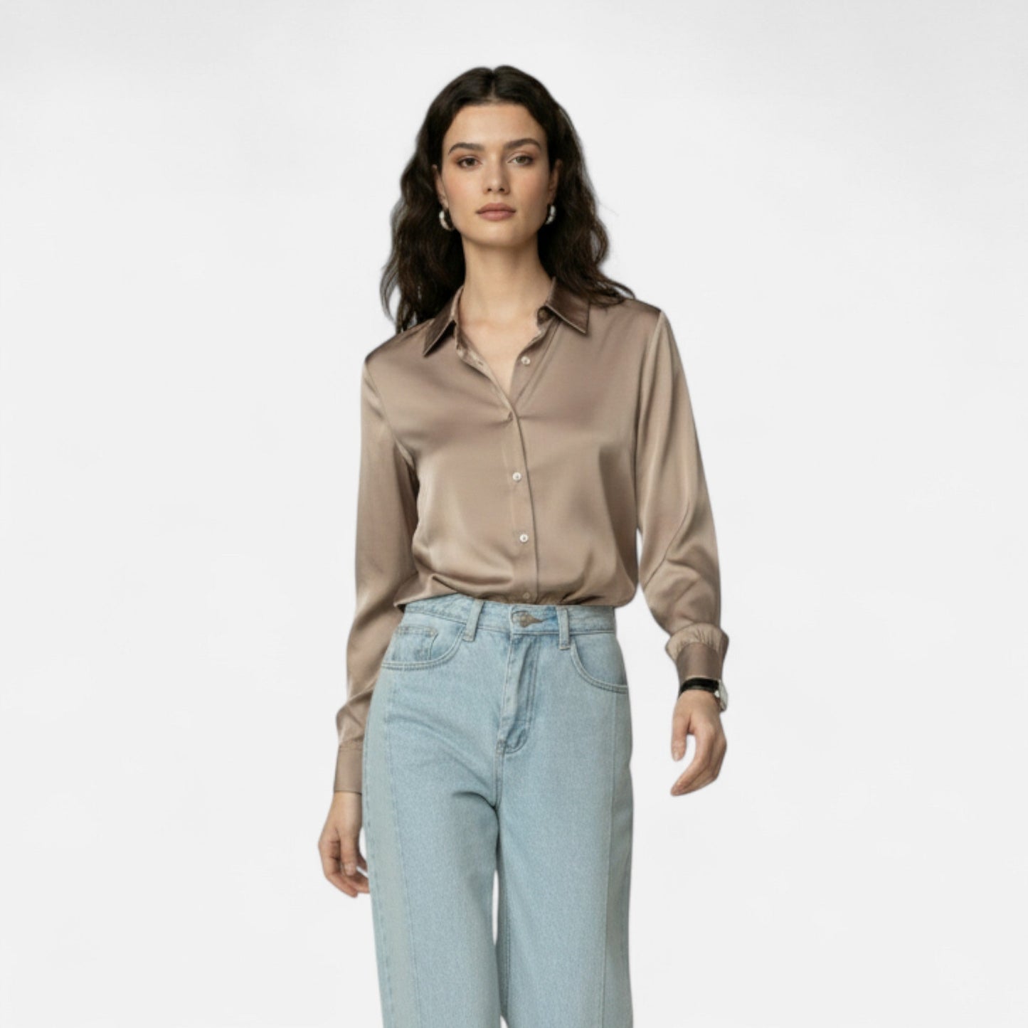 Chemise Femme Col Classique Élégance Intemporelle