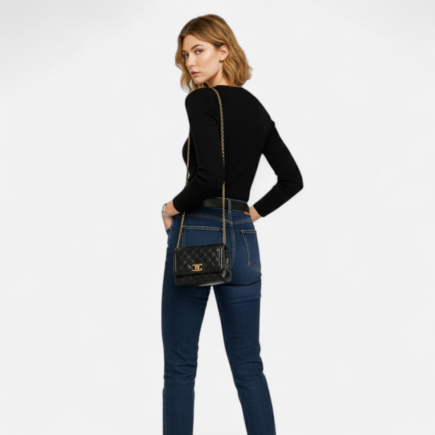 Pull Femme Maille Col Rond Intemporel