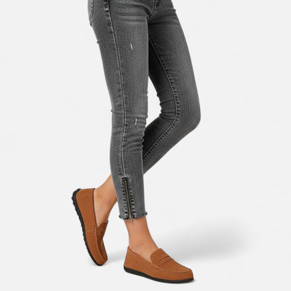 Mocassins Femme Daim Élégance Intemporelle