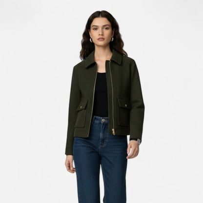 Veste Femme Zippée Élégance Hivernale