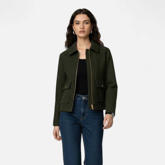 Veste Femme Zippée Élégance Hivernale