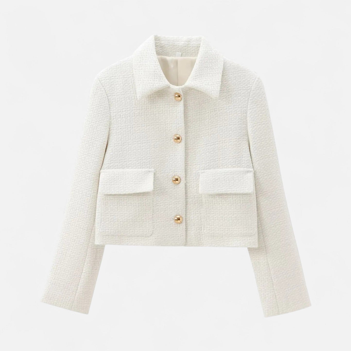 Veste Femme Tweed Courte Élégance Classique