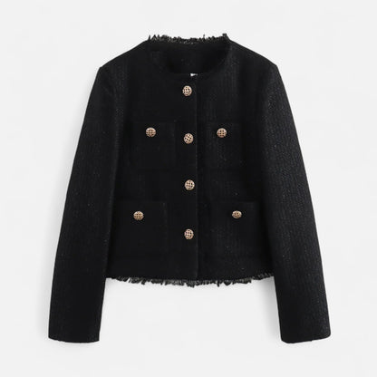 Veste Femme Tweed Élégance Intemporelle