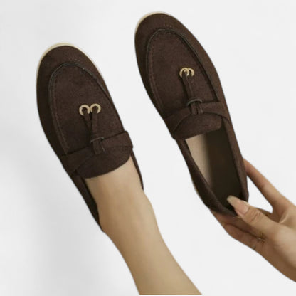 Mocassins Femme Semelle Épaisse Élégance Rétro