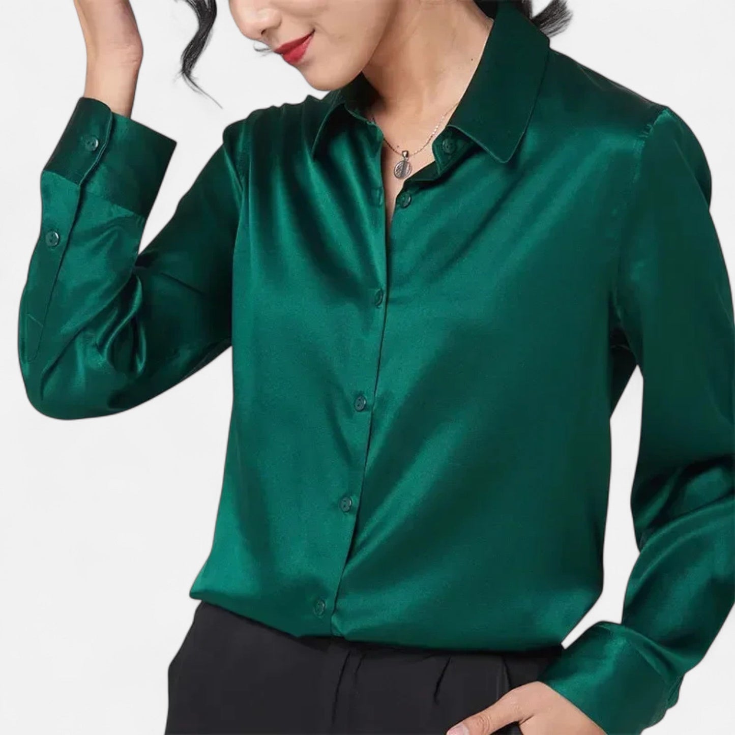 Blouse Femme Soie Naturelle Élégance Intemporelle