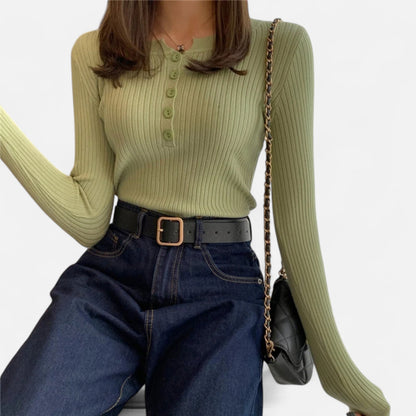 Pull Femme Maille Col Rond Intemporel