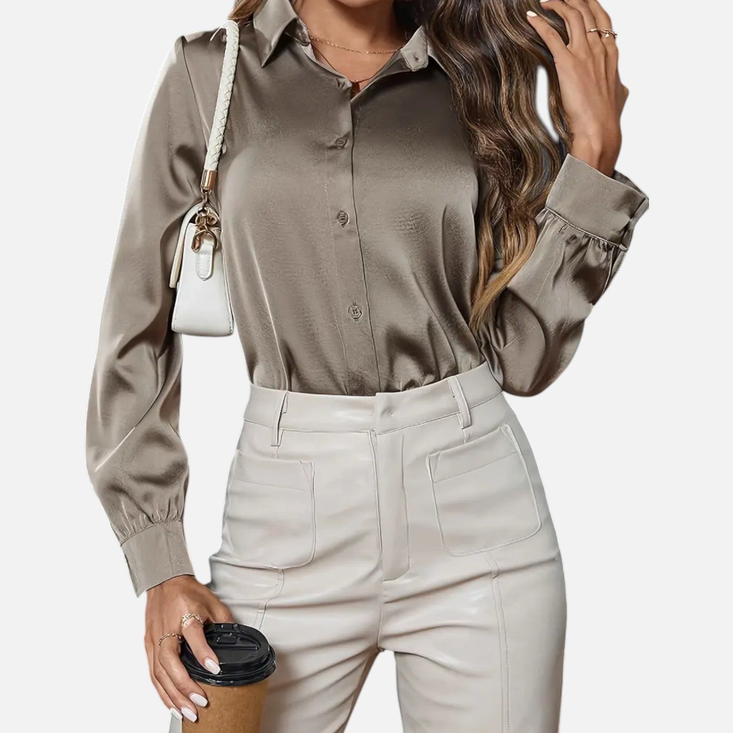 Chemise Femme Col Classique Élégance Intemporelle