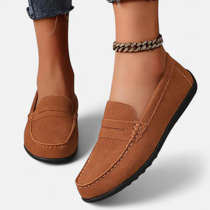 Mocassins Femme Daim Élégance Intemporelle