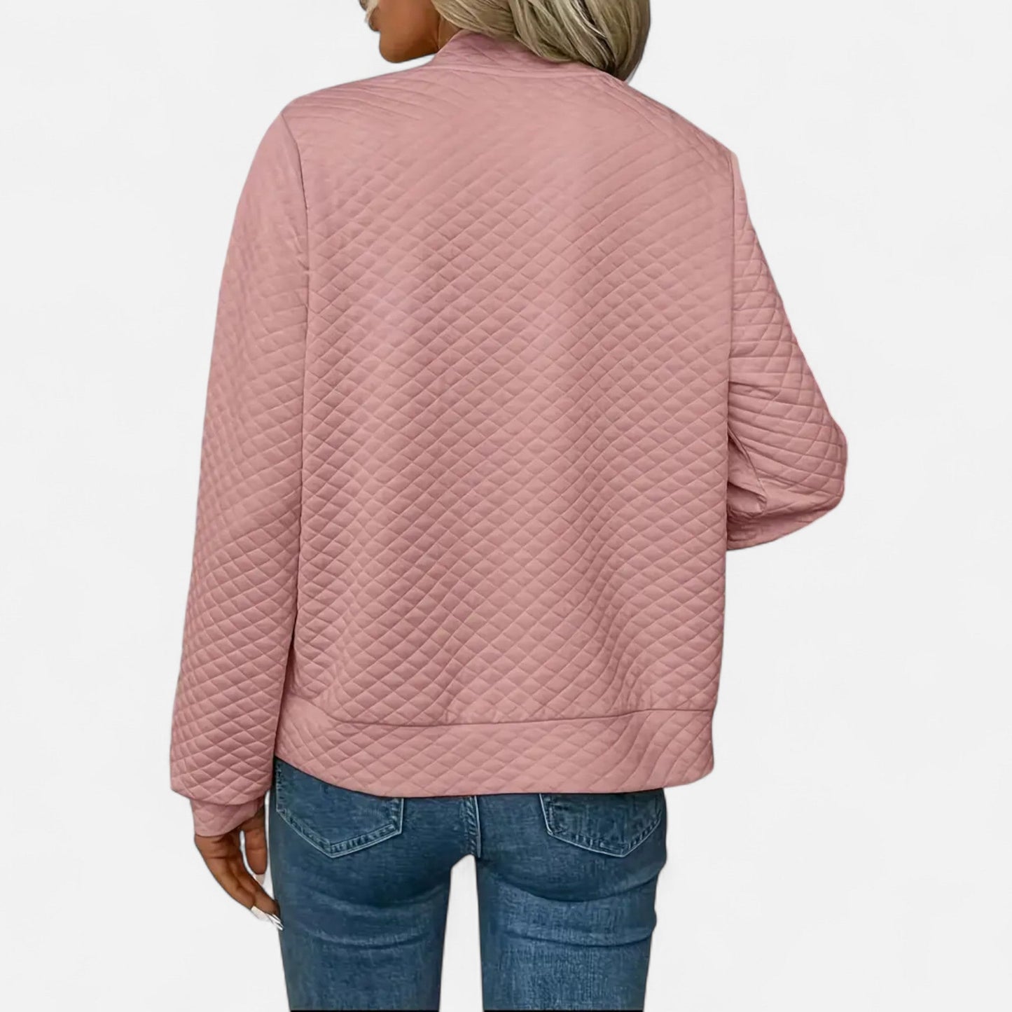 Veste Femme Matelassée Zippée Élégante