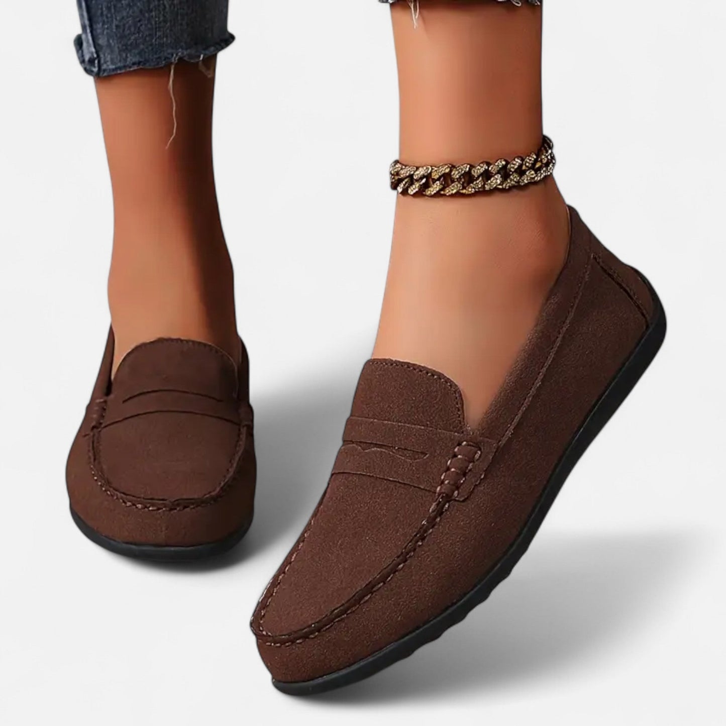 Mocassins Femme Daim Élégance Intemporelle