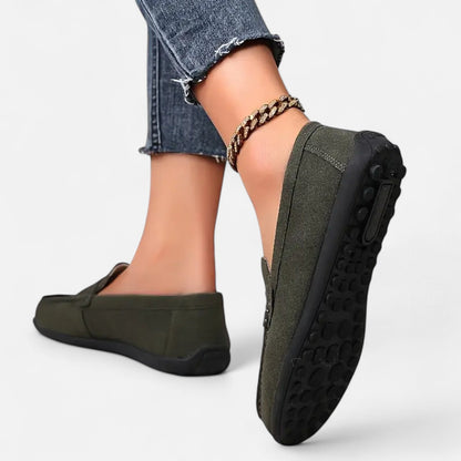 Mocassins Femme Daim Élégance Intemporelle