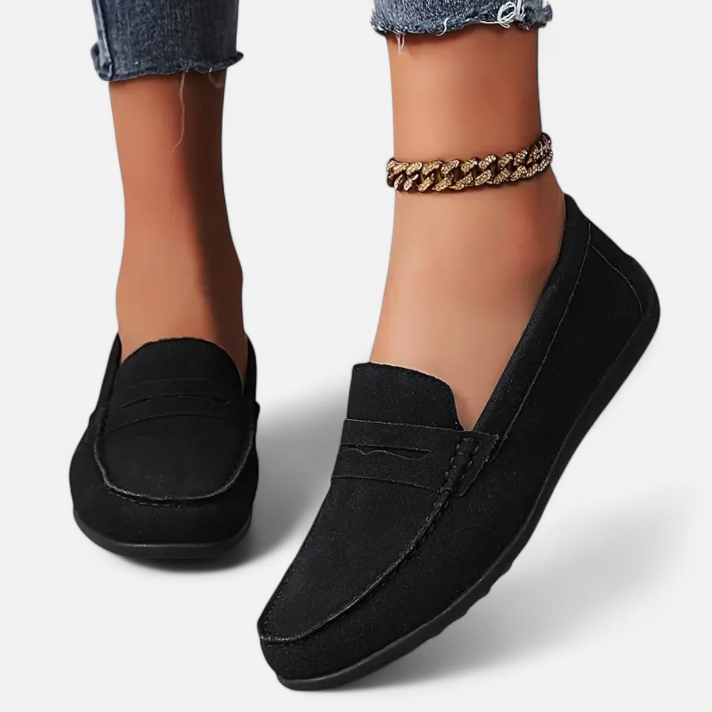 Mocassins Femme Daim Élégance Intemporelle