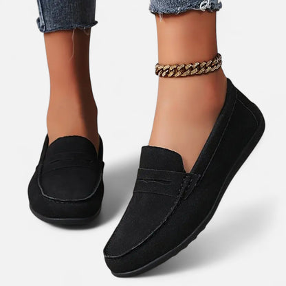 Mocassins Femme Daim Élégance Intemporelle