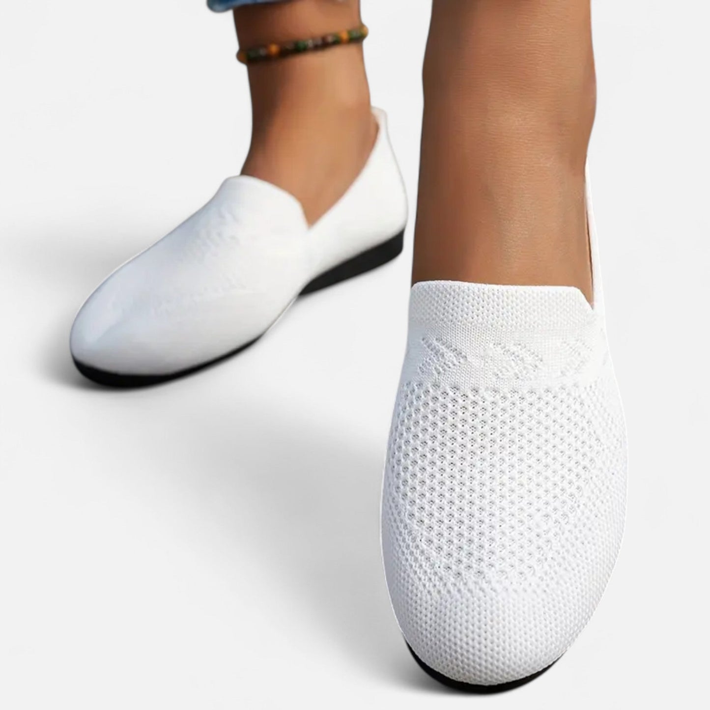 Ballerines Femme Maille Bout Rond Élégantes