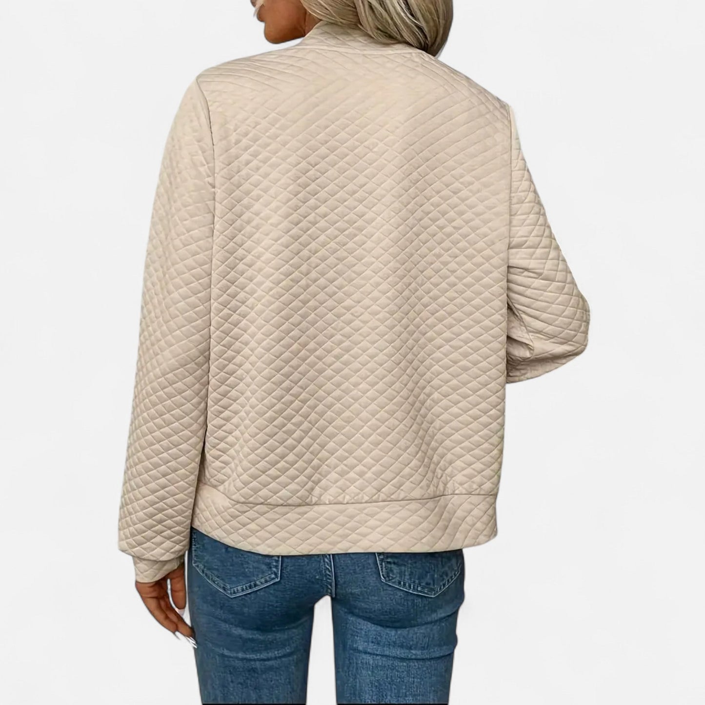 Veste Femme Matelassée Zippée Élégante