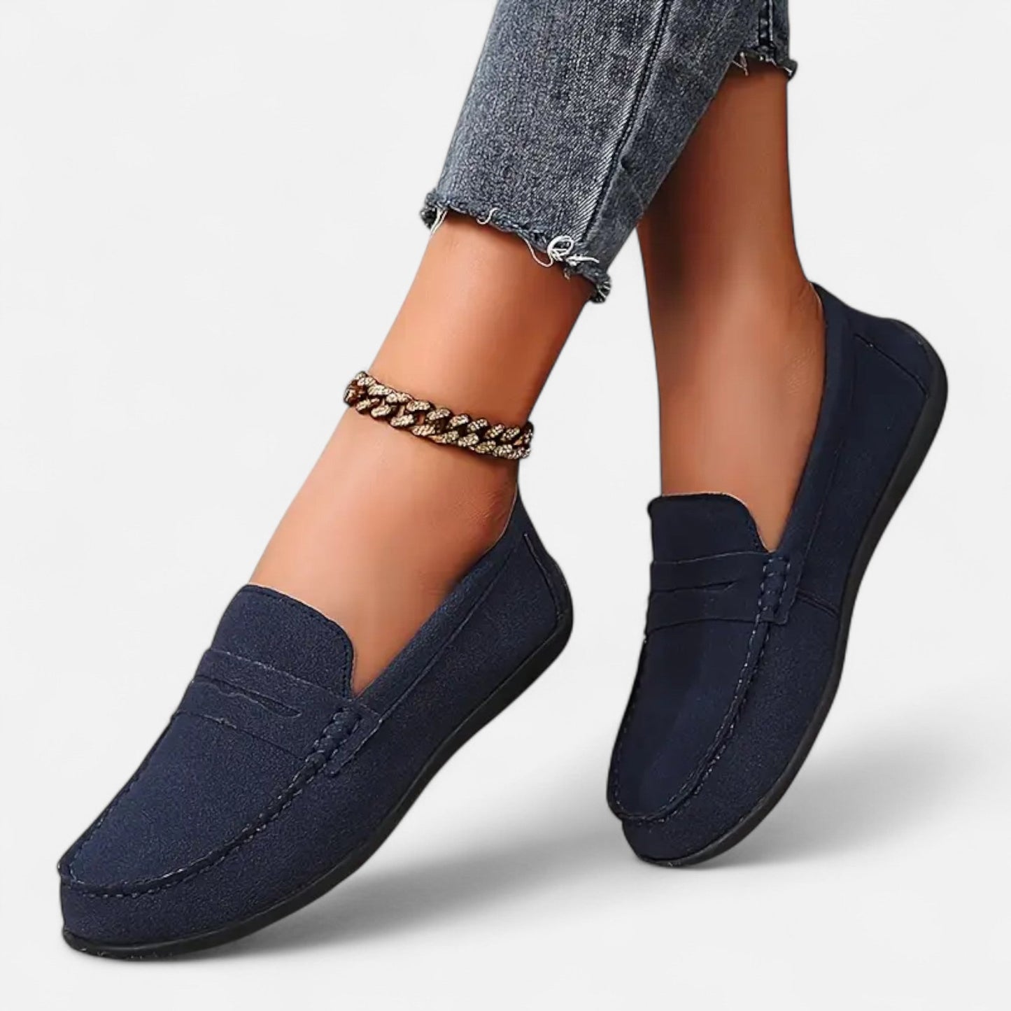 Mocassins Femme Daim Élégance Intemporelle