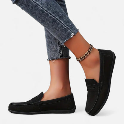 Mocassins Femme Daim Élégance Intemporelle