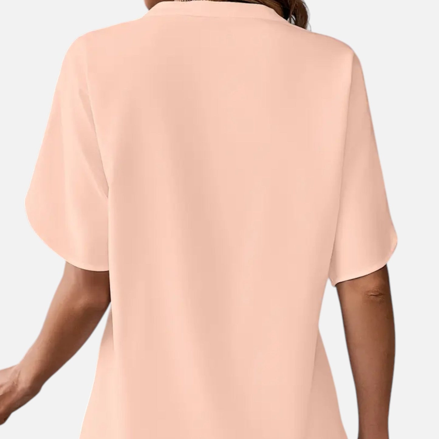 Blouse Femme Col Fendu Élégance Intemporelle