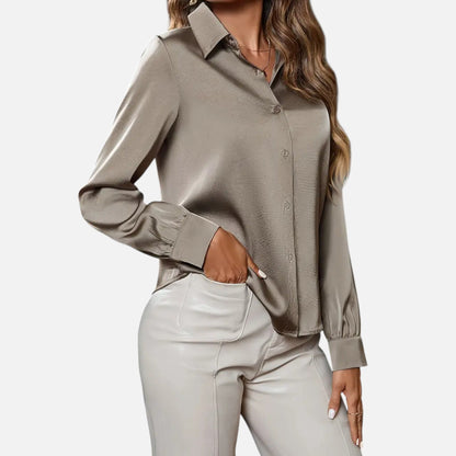 Chemise Femme Col Classique Élégance Intemporelle