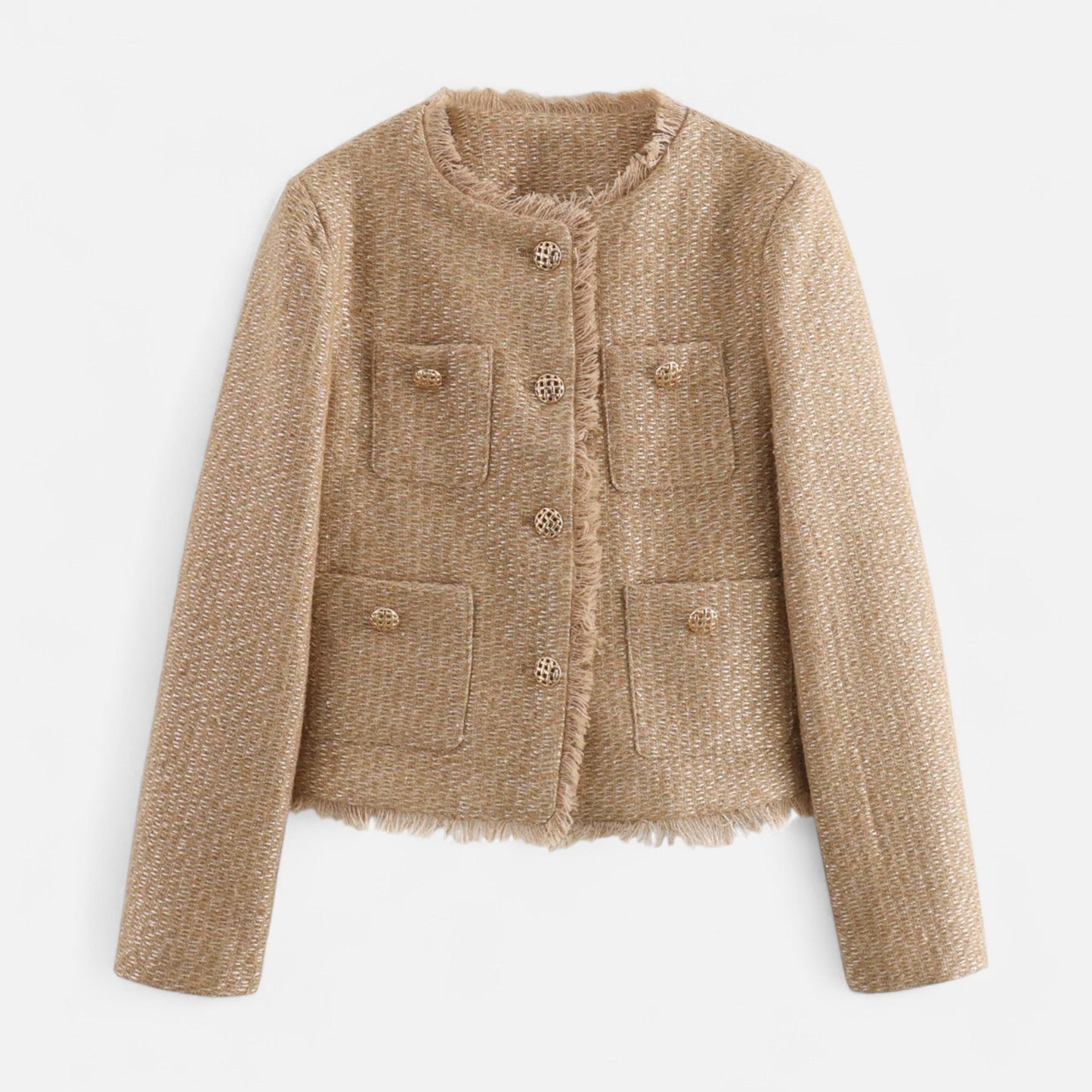 Veste Femme Tweed Élégance Intemporelle