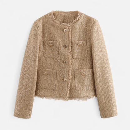 Veste Femme Tweed Élégance Intemporelle