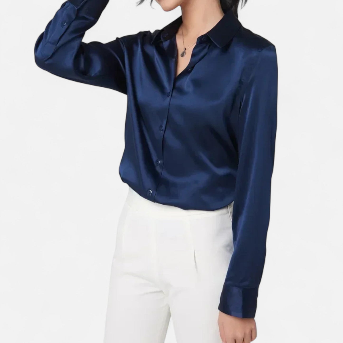 Blouse Femme Soie Naturelle Élégance Intemporelle