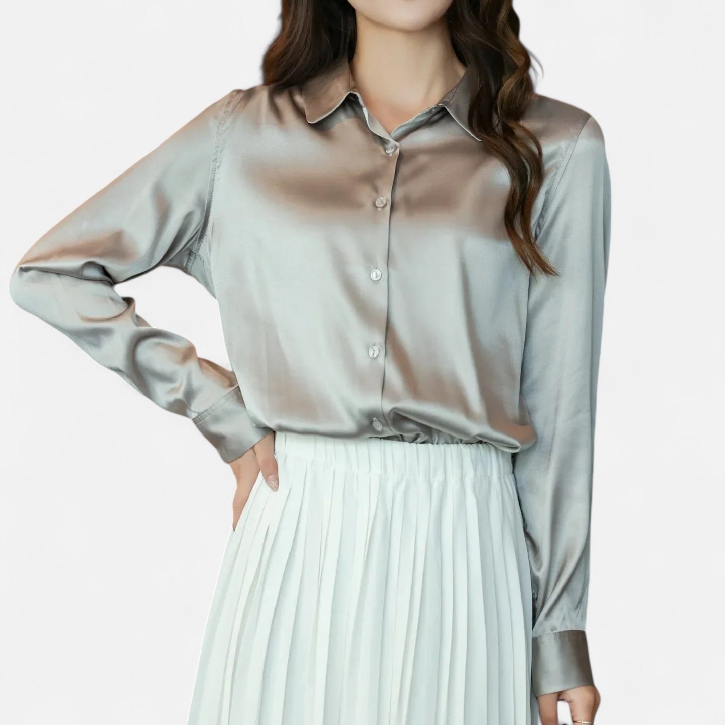 Blouse Femme Soie Naturelle Élégance Intemporelle