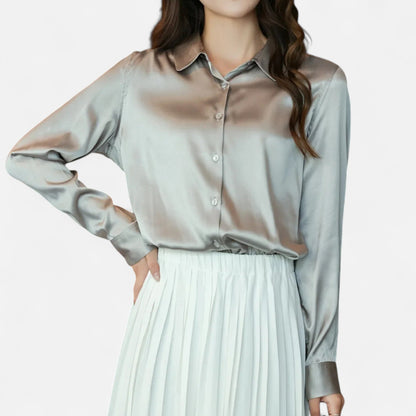 Blouse Femme Soie Naturelle Élégance Intemporelle