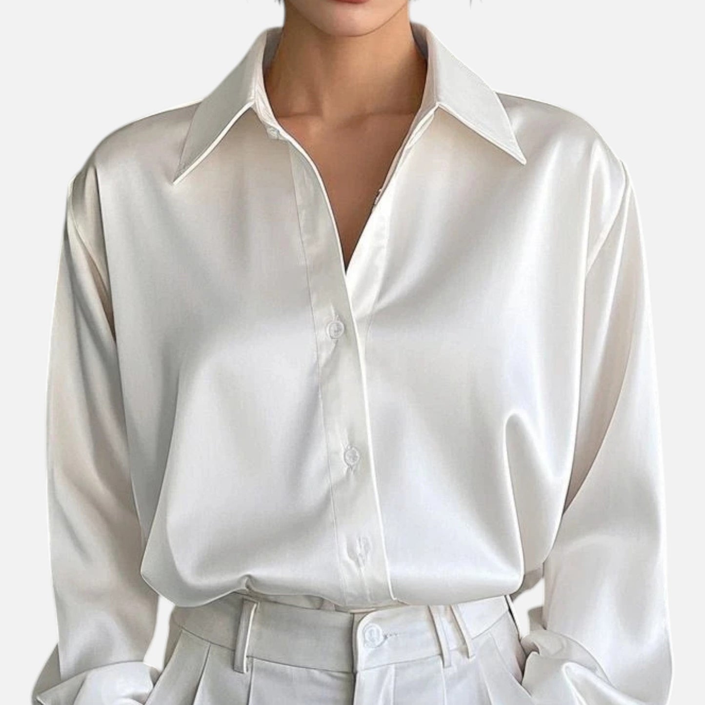 Chemise Femme Slim Satin Héritage Classique