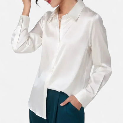 Blouse Femme Soie Naturelle Élégance Intemporelle